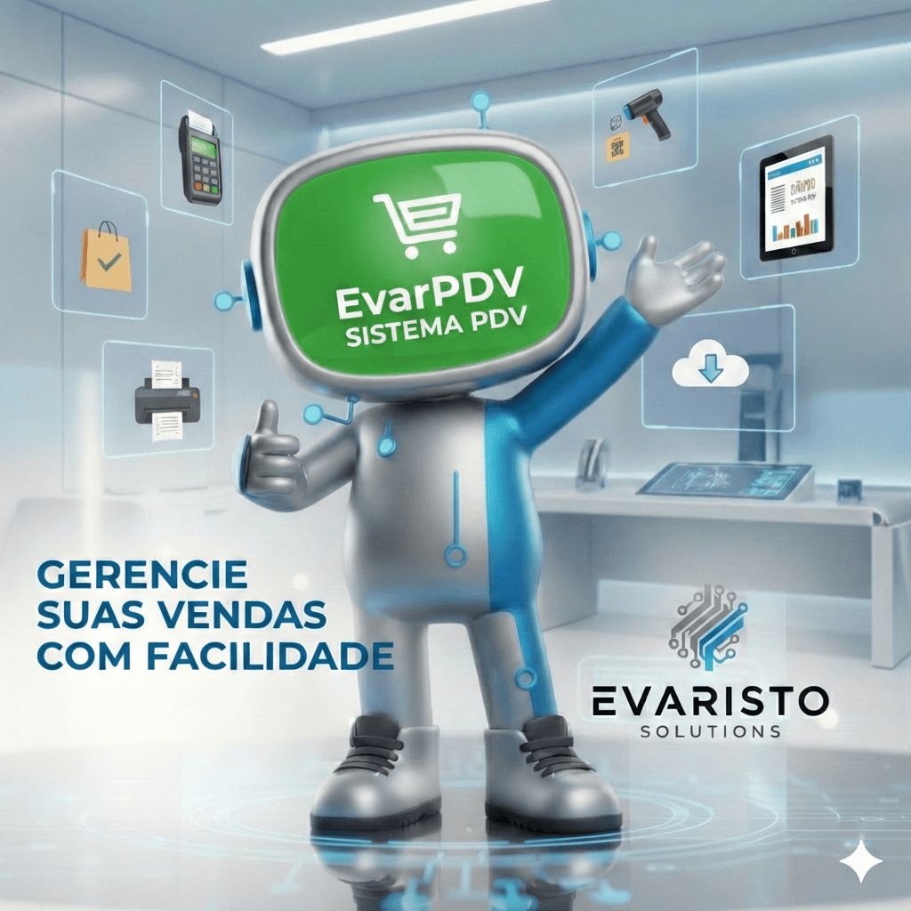 Interface do sistema EvarPDV